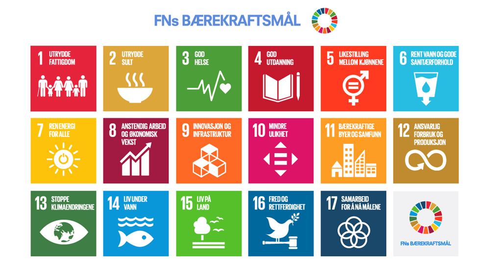 Alle FNs 17 bærekraftsmål